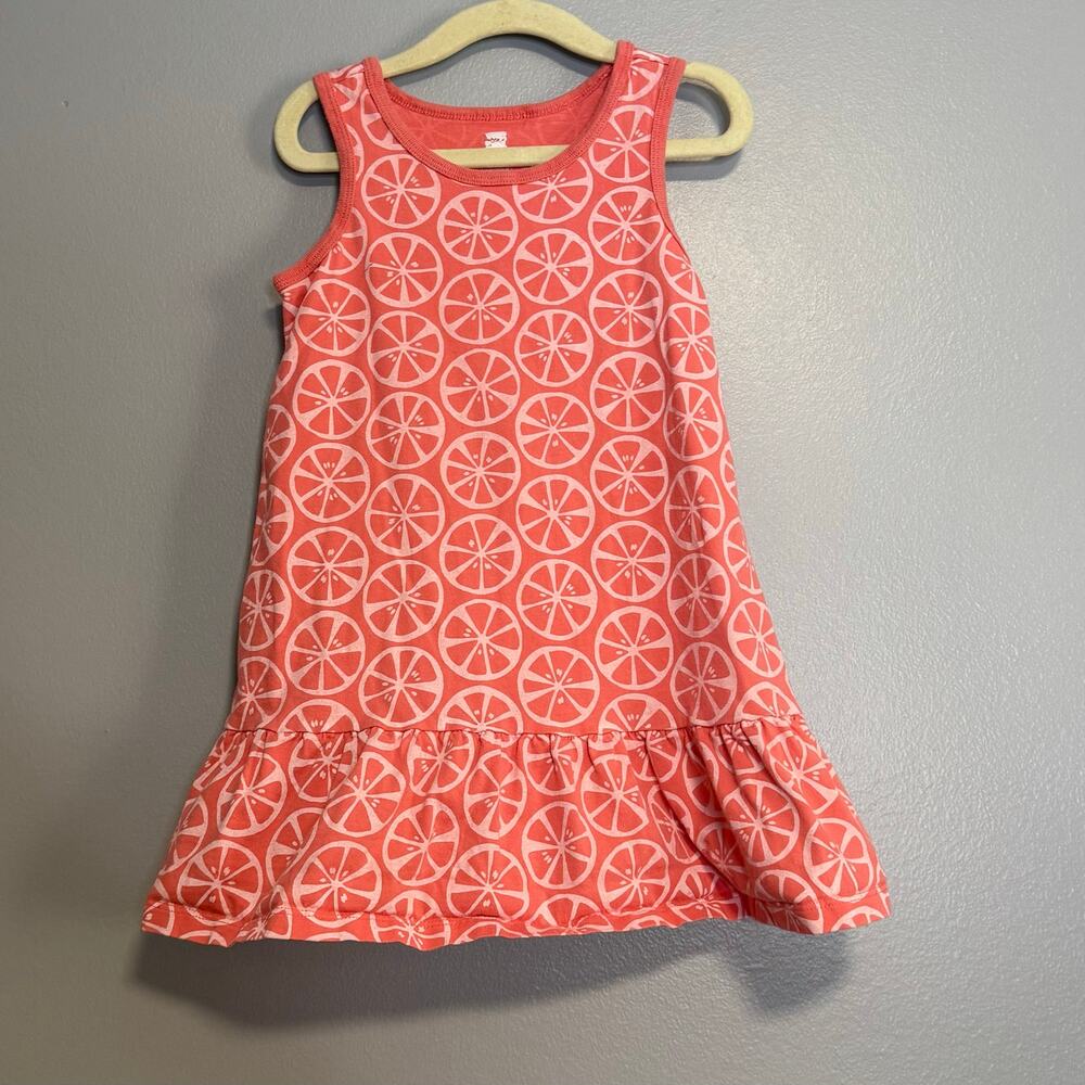 Tea Collection Orange Slice Cotton Sleeveless Tank Dress 4